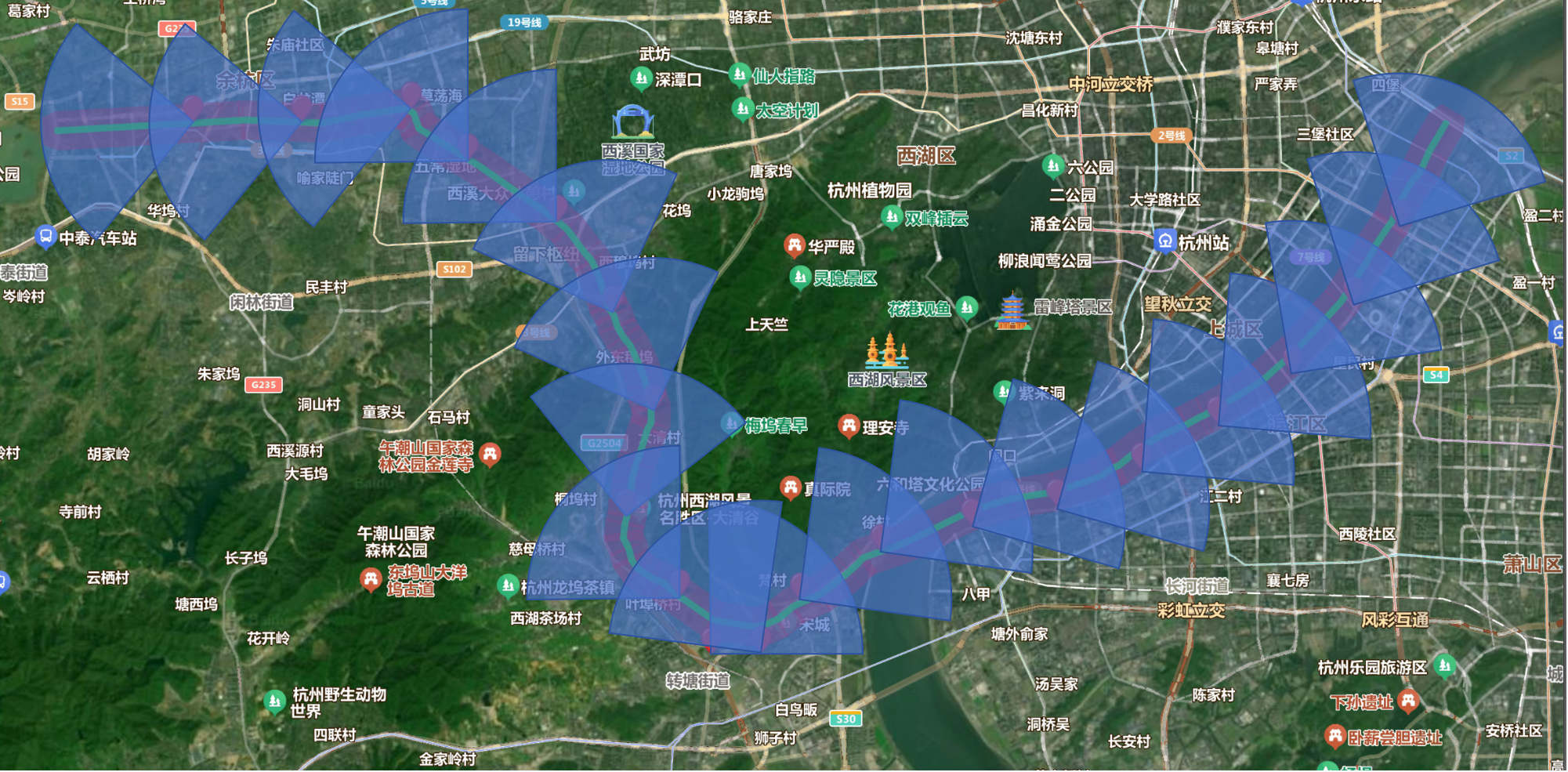 城市探测感知网络